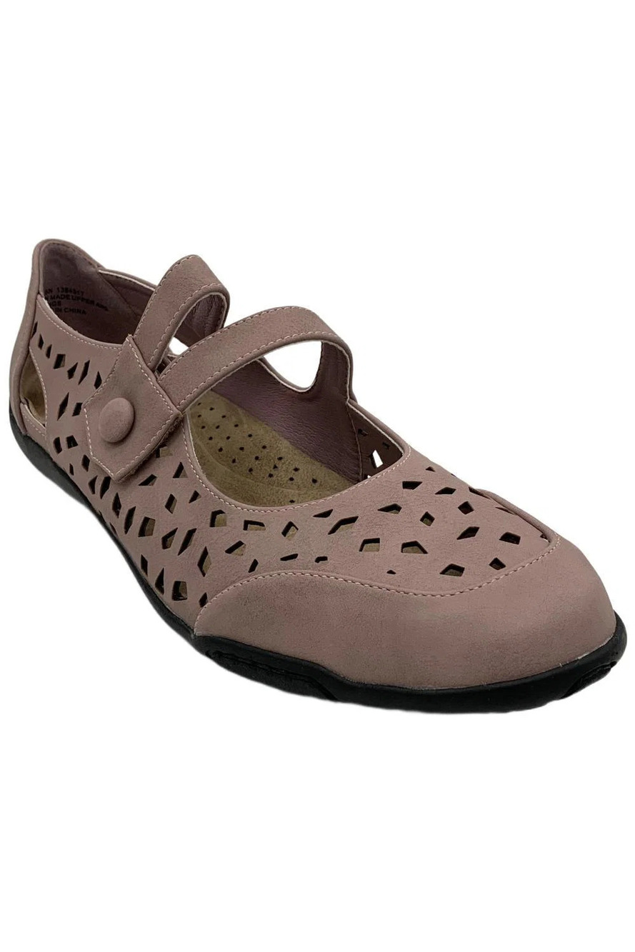 ARRAY Women's Jayden Mary Jane Flats Mauve - Narrow